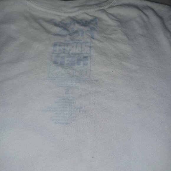 Mighty Fine Marvel Spiderman Tee S White Red Blue - Picture 3 of 4